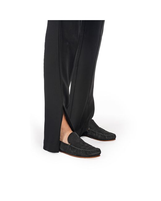 Henry Beguelin Black Loafer Nabuck Resinato