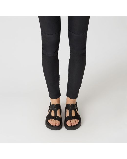 Henry Beguelin Green Muflone & Suede Sandal