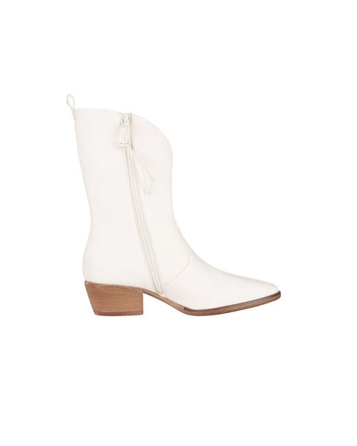 HENRY BEGUELIN ARCHIVE White Texan Boot Old Iron