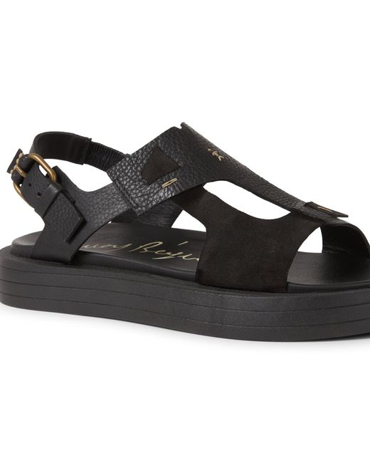 Henry Beguelin Green Muflone & Suede Sandal