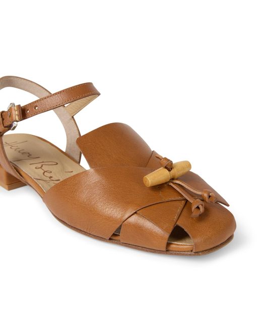 Henry Beguelin Metallic Slingback Toggle Patch Lux