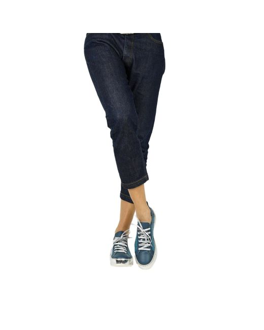 HENRY BEGUELIN ARCHIVE Blue Sneaker Intreccio Soft Jeans