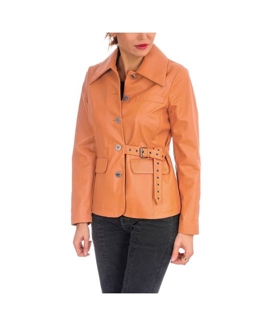 Henry Beguelin Orange Jacket Nappa Caramel