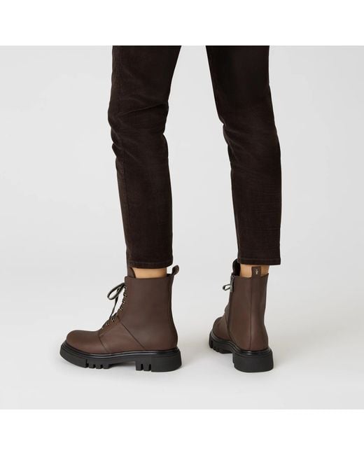 Henry Beguelin Brown Combat Boot