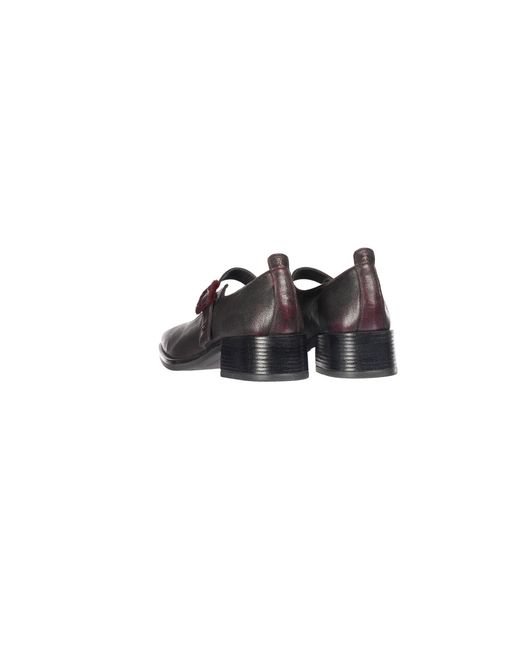 Henry Beguelin Brown Buckle Pump