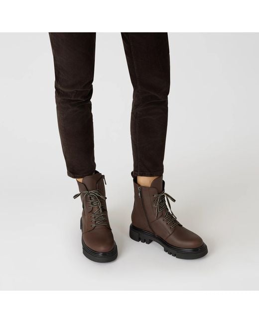 Henry Beguelin Brown Combat Boot