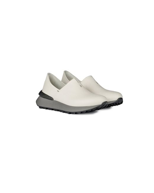 HENRY BEGUELIN ARCHIVE White Slip On Cervo Chalk