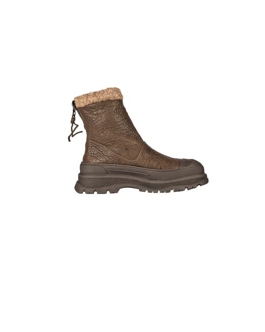 HENRY BEGUELIN ARCHIVE Black Ankle Boot Granellato