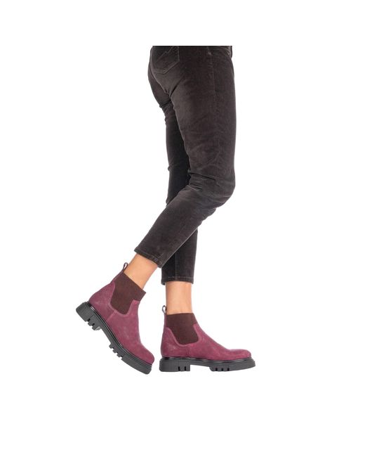 HENRY BEGUELIN ARCHIVE Brown Chelsea Boot Grattato