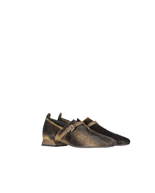 Henry Beguelin Natural Buckle Strap Flat