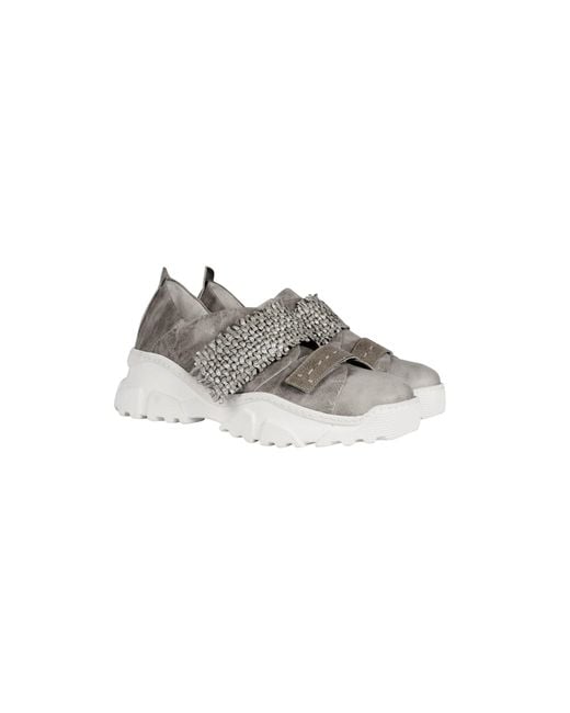 HENRY BEGUELIN ARCHIVE Gray Sneaker Intreccio Madreperla