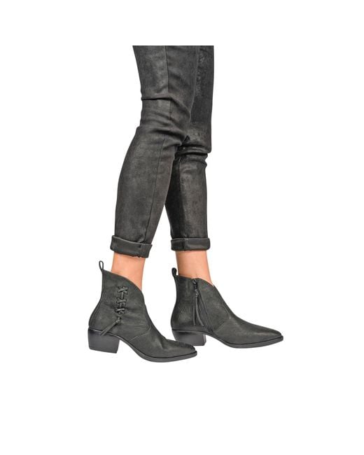 HENRY BEGUELIN ARCHIVE White Texan Bootie Grattato