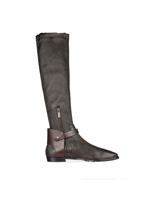 HENRY BEGUELIN ARCHIVE Black Knee Boot Old Iron Stretch