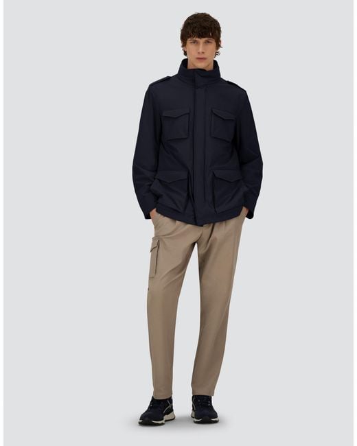 Herno Blue Resort Field Jacket for men