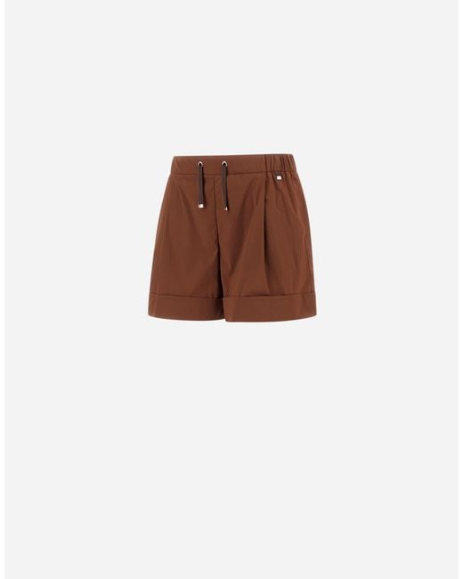 Herno White Shorts