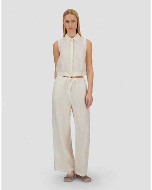 Herno White Resort Blouse