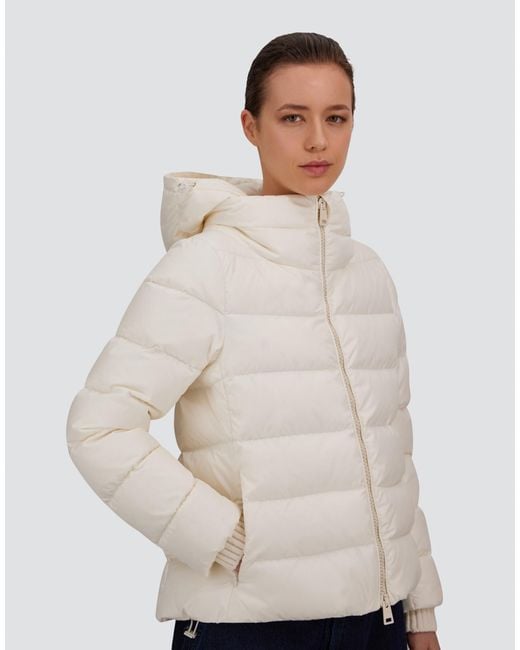 Herno White High-Neck Jacket