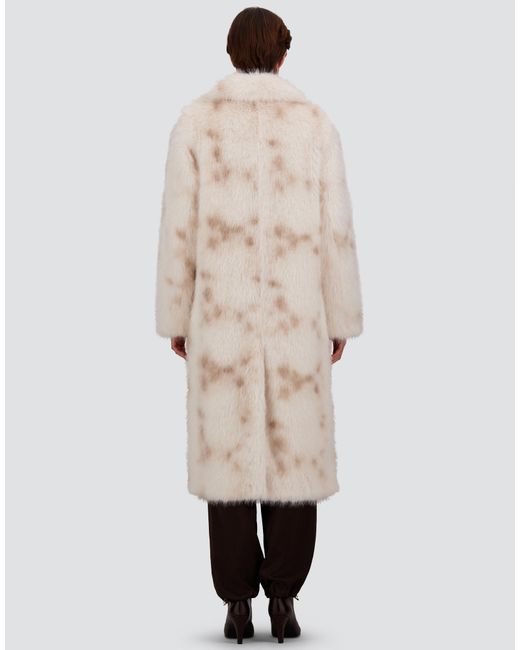 Herno Natural Lynx-Effect Fur-Touch Coat