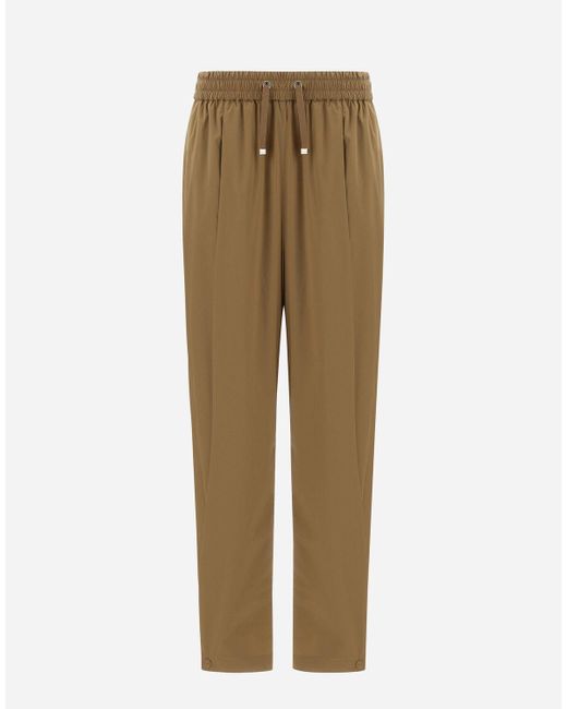 Herno Pantalones De Light Nylon Stretch in Natural Lyst UK