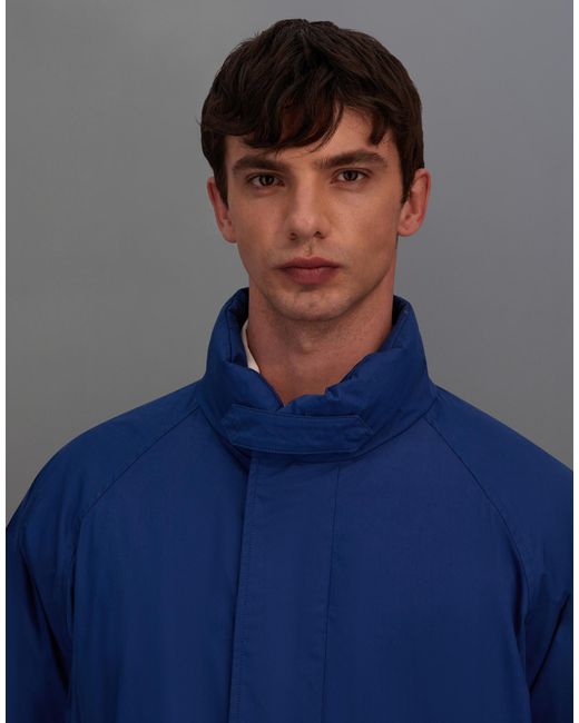 Herno Blue Laminar Bomber Jacket