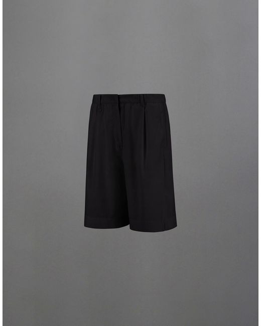 Herno Gray Laminar Shorts
