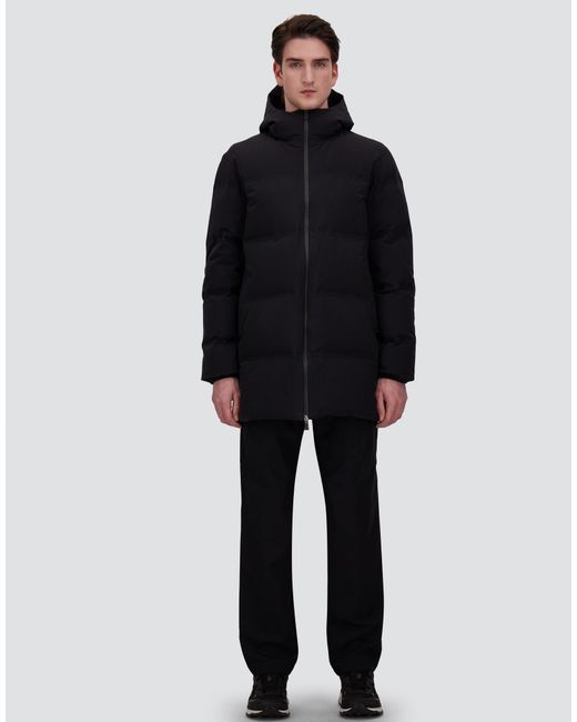 Herno Blue Long Jacket for men
