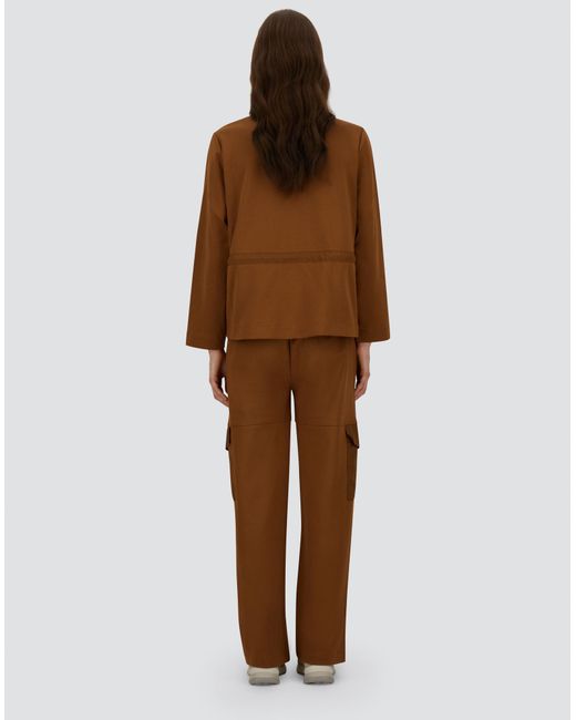 Herno Brown 100% Cotton Interlock And Arendelle Trousers