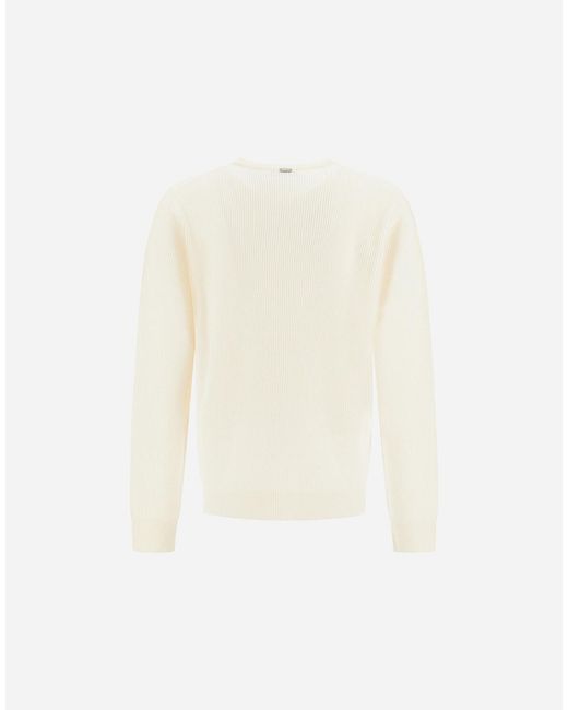 Herno White Sweater for men