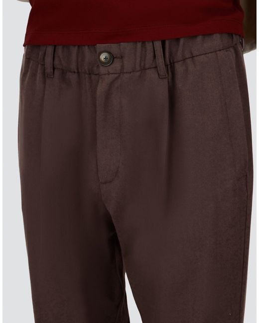 Herno Brown Trousers for men
