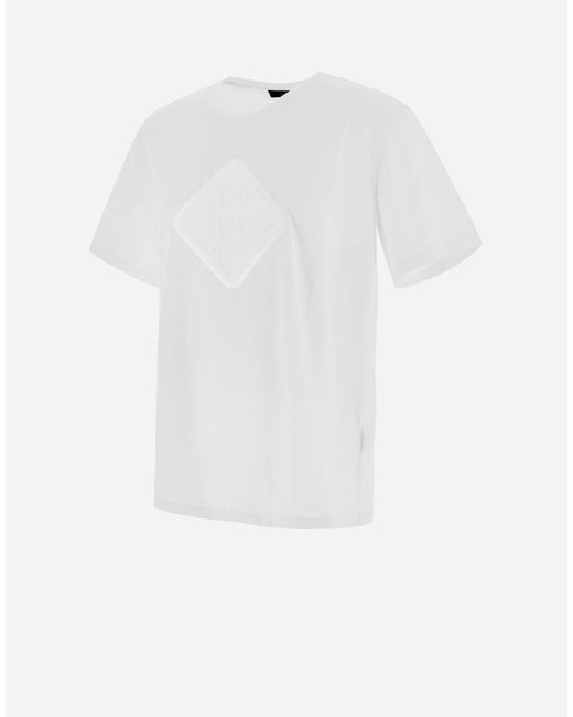 Herno White Camiseta De Light Basic Jersey for men