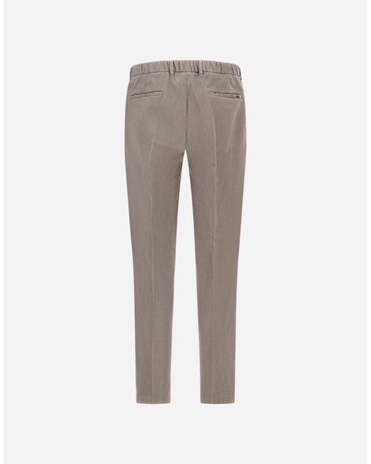 Herno Gray Trousers for men