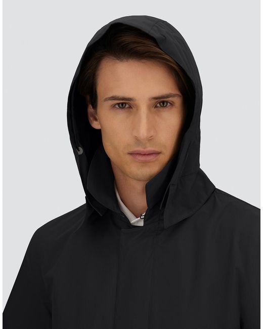 Herno Black Raincoat for men
