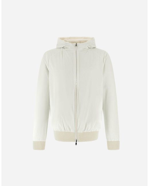 Herno White Resort Cardigan for men