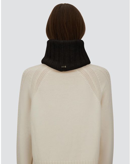 Herno Black Neck Warmer