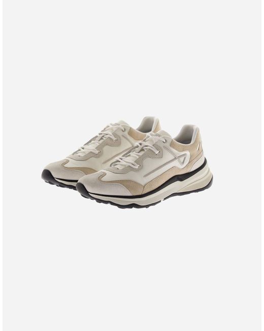 Herno White Nylon Chamonix Running Sneaker