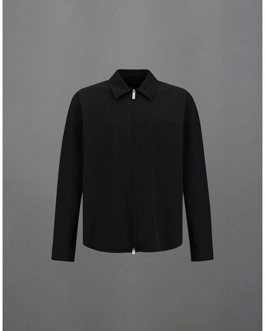 Herno Black Laminar Shacket