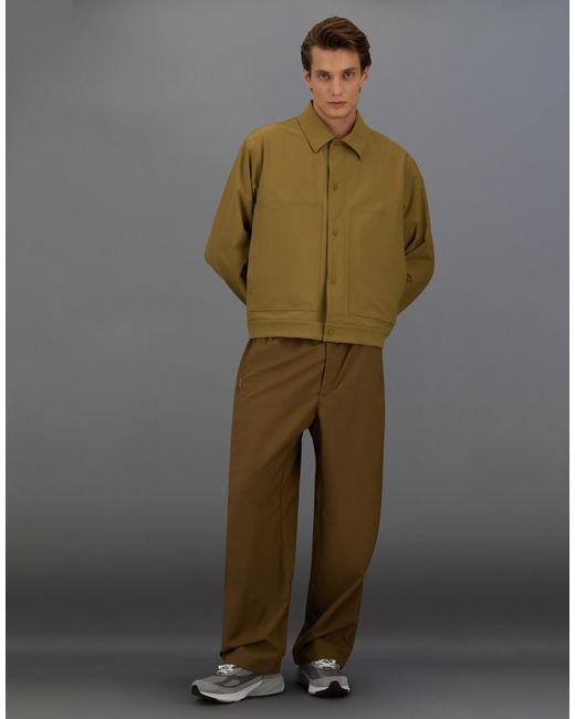 Herno Green Laminar Shacket