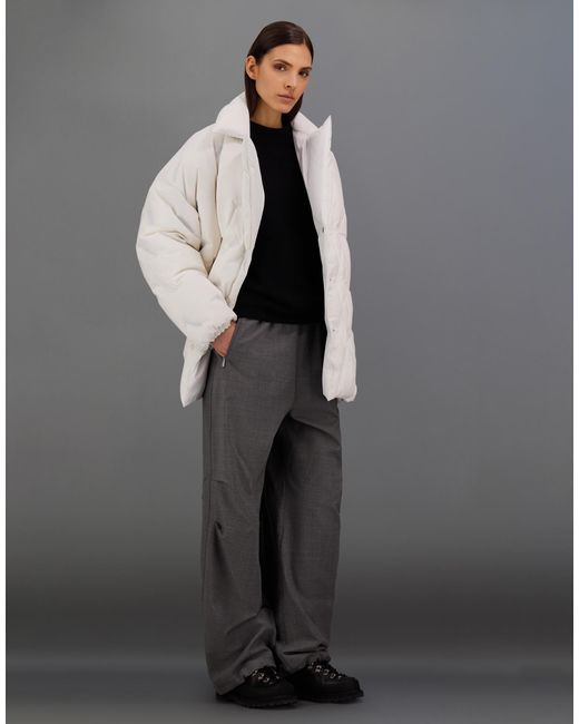 Herno Black Pullover Laminar Aus Soft Wool