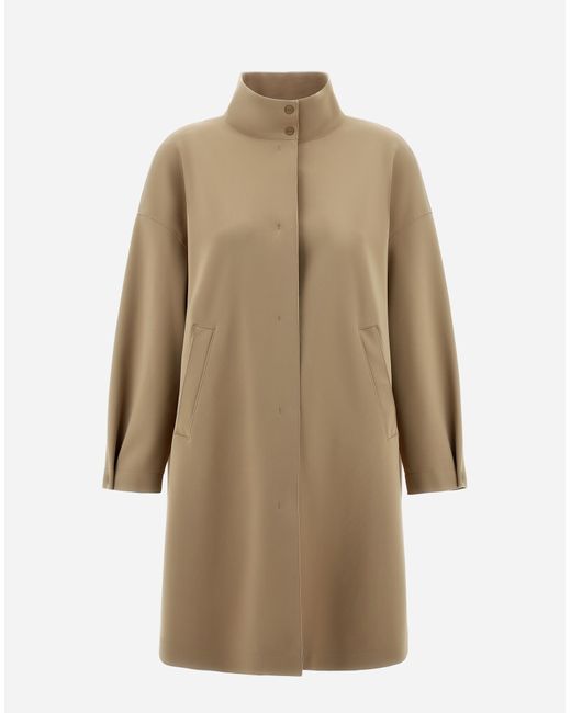 Herno Natural First-act Pef High-neck Coat