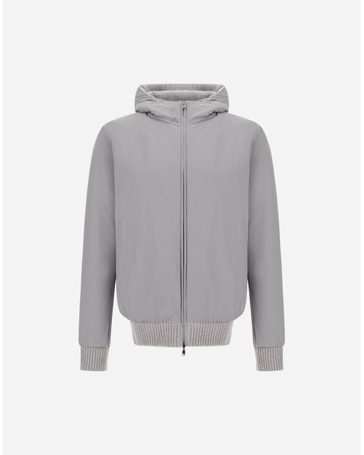 Herno Gray Resort Cardigan for men