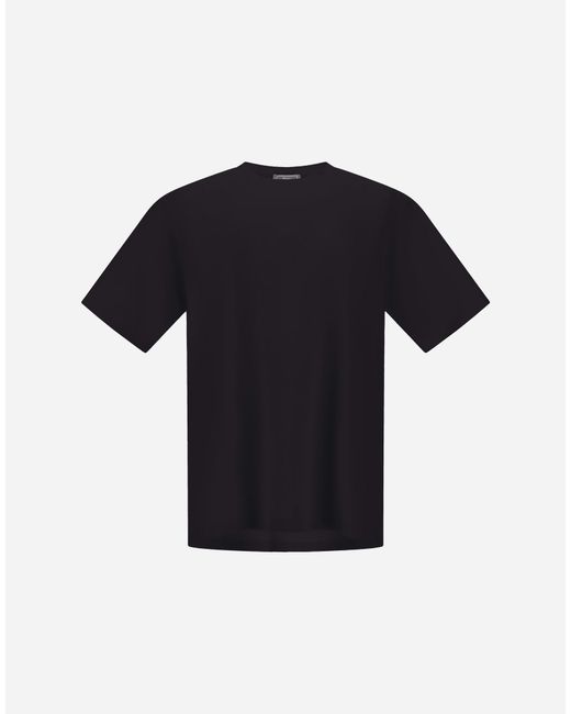Herno Blue Superfine Cotton Stretch T-Shirt for men
