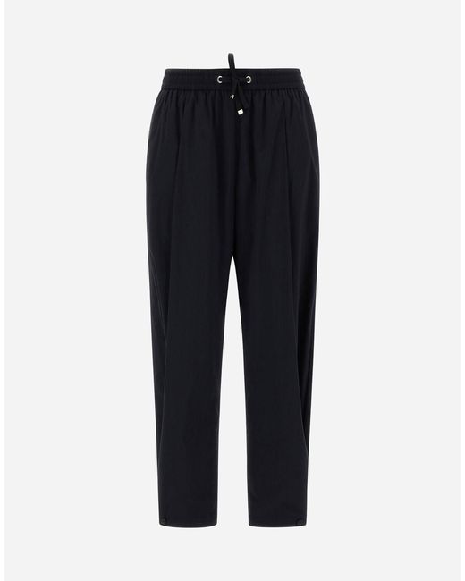 Herno Blue Light Nylon Stretch Trousers