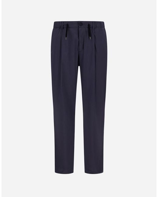 Herno Blue Trousers for men