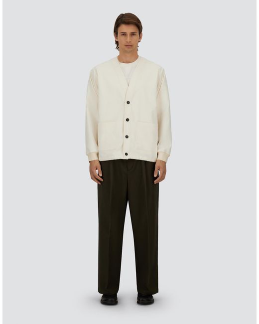 Herno White Cardigan for men