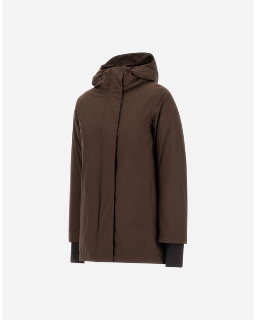 Herno Brown A-Shape Jacket