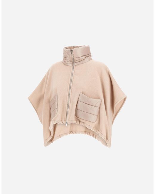 Herno Natural Resort Short Poncho