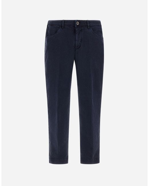 Herno Blue Trousers for men