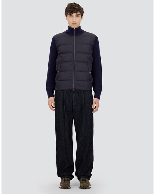 Herno Blue Cardigan for men