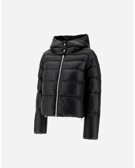 Herno Black Resort Bomber Jacket