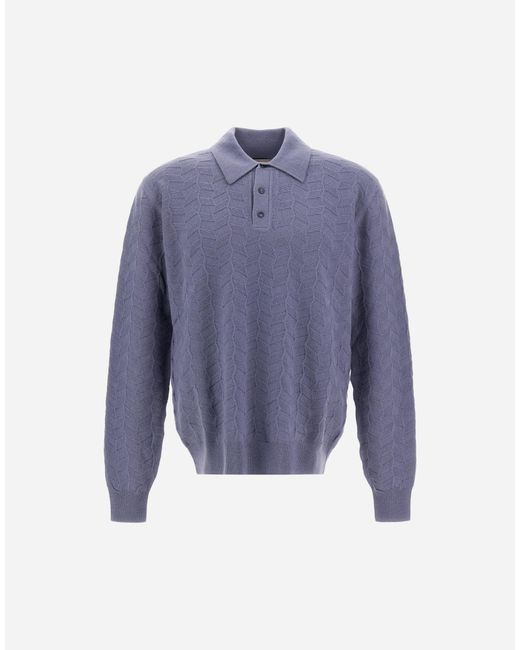Herno Blue Resort Polo Shirt for men